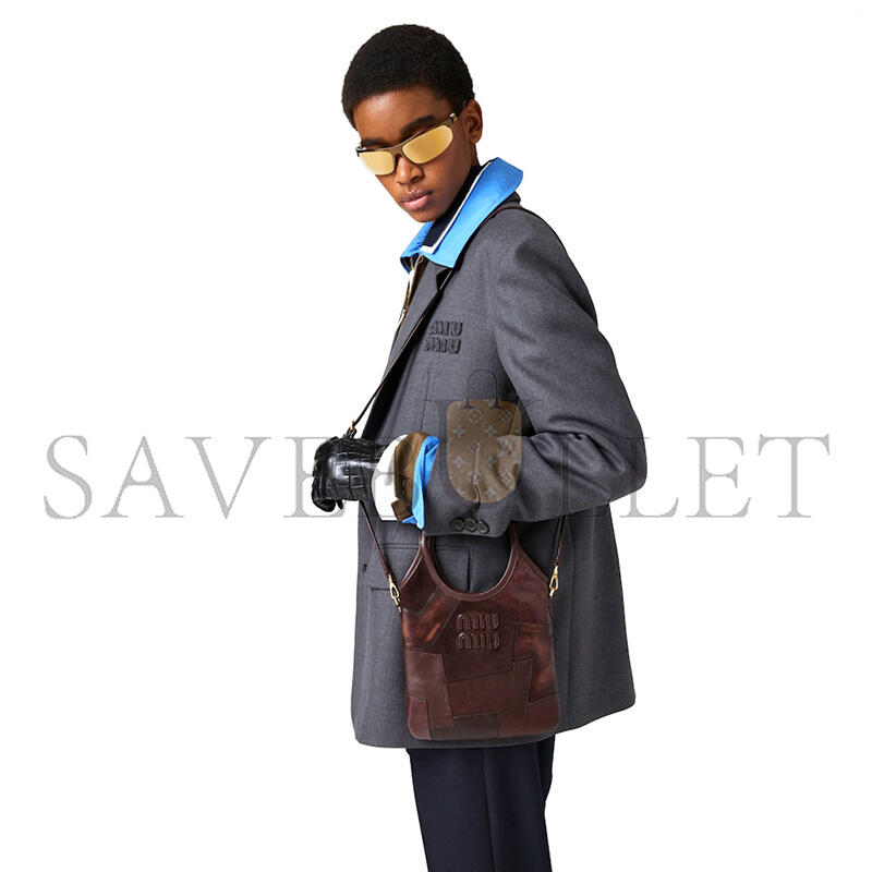 M1v M1v ivy leather handbag 5ba281 (24*20cm)
